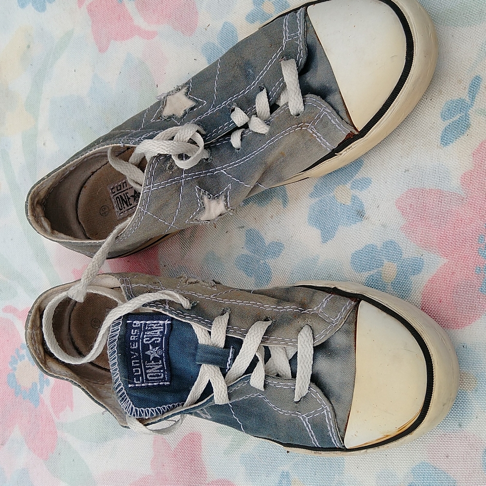 Blue Converse One Star Sneakers